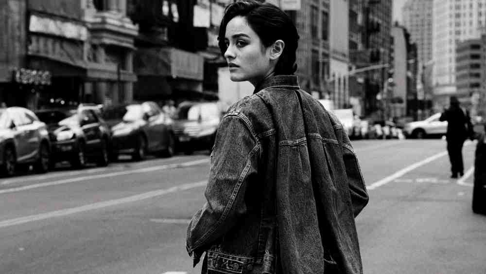 An ad image of Levi's x Sacai Collaboration.