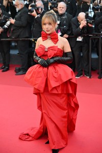 Maria Braz at “The Mastermind” Premiere during The 78th Cannes Film Festival at Palais des Festivals on May 23, 2025 in Cannes, France.