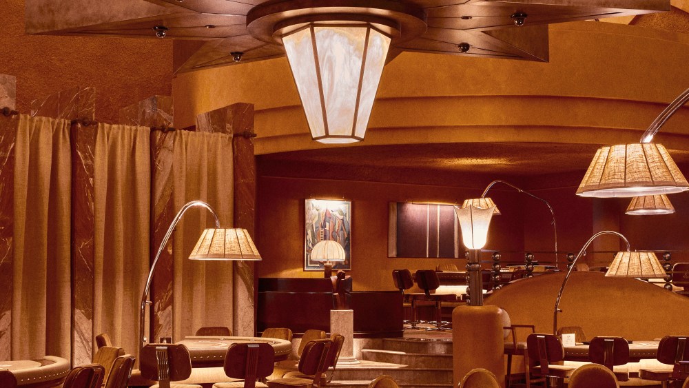 Inside the Royal Palm Casino in Cannes.