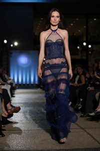 Hannah Kisilevich, Critic Award Winner, Intimate Apparel, at the 2025 Future of Fashion runway show