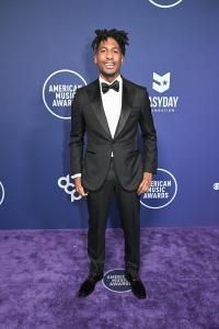 Jon Batiste at the 2025 American Music Awards held at the Fontainebleau Las Vegas on May 26, 2025 in Las Vegas, Nevada.