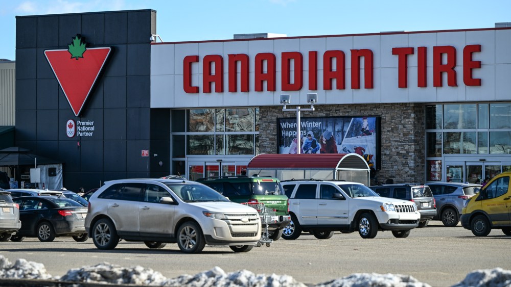 A Canadian Tire store in Edmonton, Alberta, Canada, on March 22, 2025.