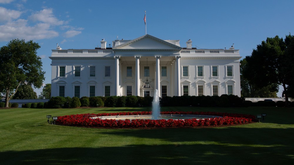 WASHINGTON, DC - MAY 26: The White House is seen on Memorial Day on May 26, 2025 in Washington, DC. (Photo by Kevin Carter/Getty Images)