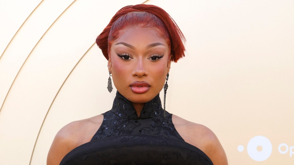Megan Thee Stallion at the 2025 Gold Gala held at The Music Center on May 10, 2025 in Los Angeles, California.