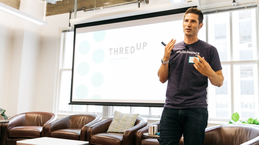 thredup's james reinhart speaking