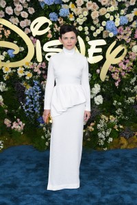 Ginnifer Goodwin at the Disney 2025 Upfront Red Carpet held at North Javits Center on May 13, 2025 in New York, New York.