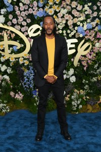 McKinley Freeman at the Disney 2025 Upfront Red Carpet held at North Javits Center on May 13, 2025 in New York, New York.