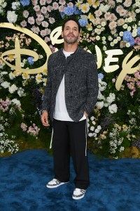 Daniel Sunjata at the Disney 2025 Upfront Red Carpet held at North Javits Center on May 13, 2025 in New York, New York.