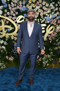 Jason Kelce at the Disney 2025 Upfront Red Carpet held at North Javits Center on May 13, 2025 in New York, New York.