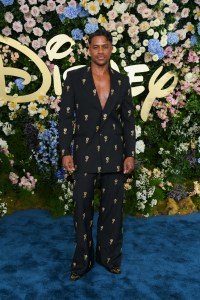 Jeremy Pope at the Disney 2025 Upfront Red Carpet held at North Javits Center on May 13, 2025 in New York, New York.