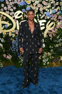 Jeremy Pope at the Disney 2025 Upfront Red Carpet held at North Javits Center on May 13, 2025 in New York, New York.
