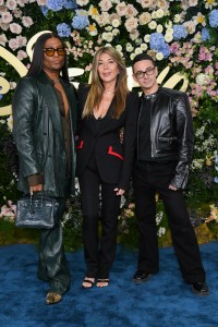 Law Roach, Nina García, Christian Siriano at the Disney 2025 Upfront Red Carpet held at North Javits Center on May 13, 2025 in New York, New York.