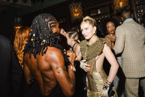 McKinley Guidry at the LaQuan Smith at the Ludlow House with Samsung Galaxy Met Gala after party at Ludlow House on May 05, 2025 in New York, New York.