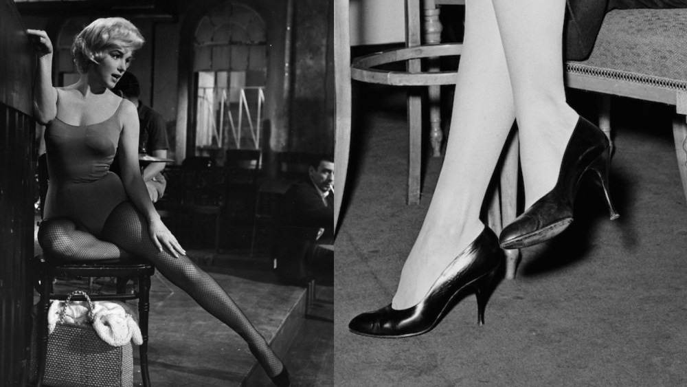 Marilyn Monroe wears Ferragamo pumps in Let's Make Love.