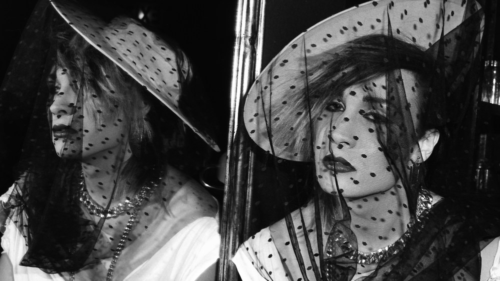 Singer Marilyn at Club for Heroes in 1982, photographed by Robert Rosen.