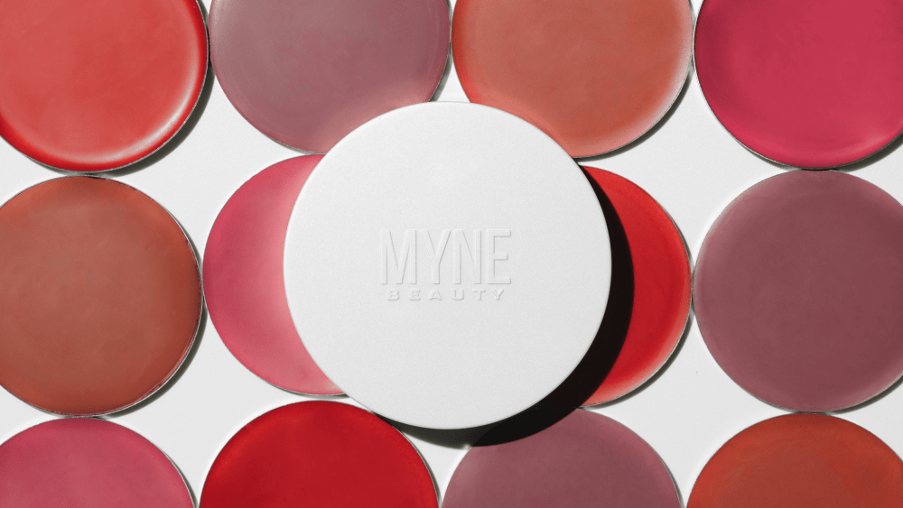 Myne Beauty's first lip and cheek hybrid makeup offering, Haute Flash.