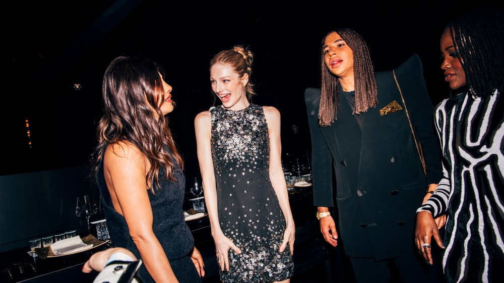 Priyanka Chopra Jonas, Hunter Schafer, Olivier Rousteing, and Lupita Nyong'o