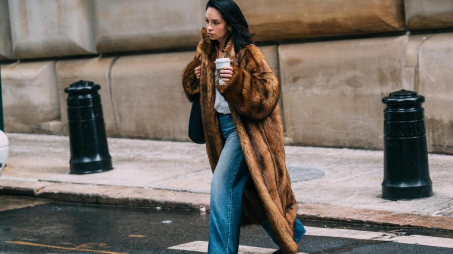 Denim street style from NYFW.