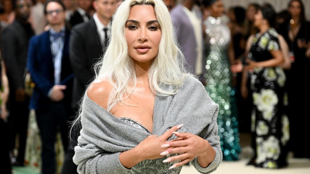 Kim Kardashian at the 2024 Met Gala: "Sleeping Beauties: Reawakening Fashion" held at The Metropolitan Museum of Art on May 6, 2024 in New York City.