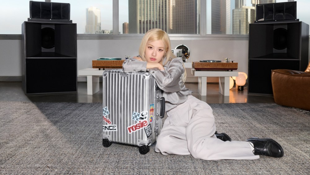 Blackpink member  Rosé appears with her own Rimowa suitcase in the brand's latest Never Still campaign.