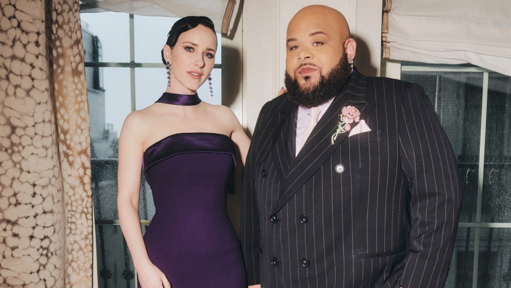 A look at Rachel Brosnahan getting ready for the Met Gala 2025 with Sergio Hudson.