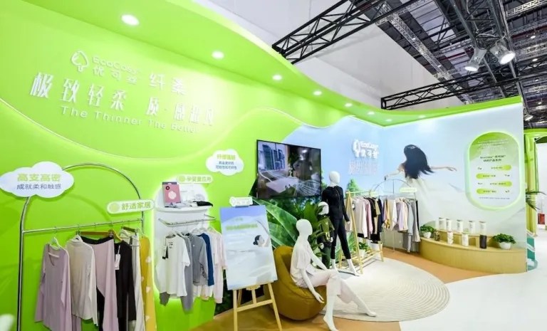 Sateri recently unveiled a new generation of eco-friendly fibers at China’s biggest yarn exhibition.