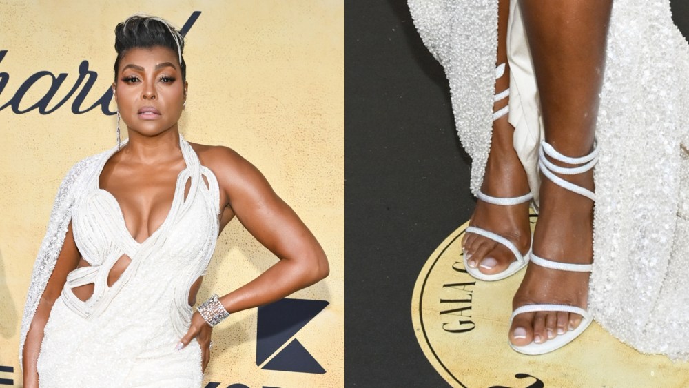 Taraji P. Henson at amfAR Gala Cannes 2025 during the 78th Cannes Film Festival at Hotel du Cap-Eden-Roc on May 22, 2025 in Antibes, France.
