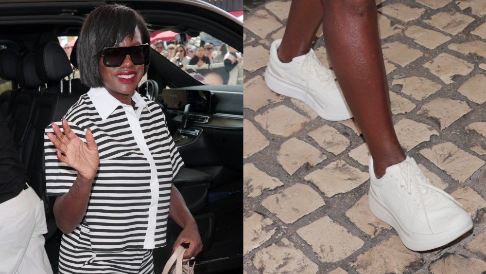 Viola Davis is seen arriving at Hotel Martinez during day nine of the 78th Cannes Film Festival on May 21, 2025 in Cannes, France.