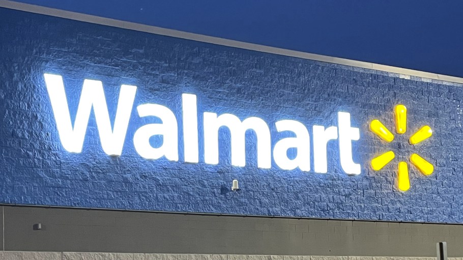 Walmart store sign