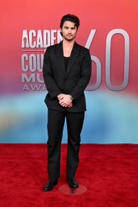 Chase Stokes at the 60th Academy Of Country Music Awards held at the Ford Center at The Star on May 08, 2025 in Frisco, Texas.