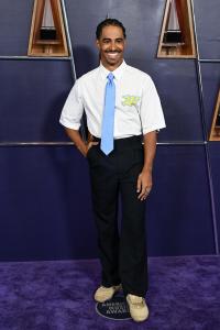 Boman Martinez-Reid at the 2025 American Music Awards held at the Fontainebleau Las Vegas on May 26, 2025 in Las Vegas, Nevada.