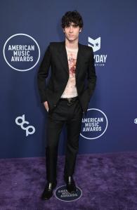 Aidan Bissett at the 2025 American Music Awards held at the Fontainebleau Las Vegas on May 26, 2025 in Las Vegas, Nevada.