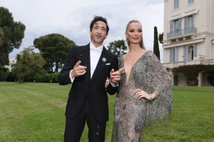 Adrien Brody and Georgina Chapman