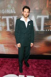 Sebastiano Pigazzi at the photo call for Max Original Series "And Just Like That..." Season 3 held at the Crane Club on May 21, 2025 in New York, New York.