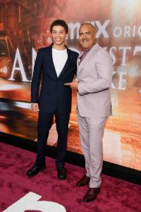 Elijah Jacob, Christopher Jackson at the photo call for Max Original Series "And Just Like That..." Season 3 held at the Crane Club on May 21, 2025 in New York, New York.