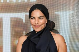 Sarita Choudhury at the photo call for Max Original Series "And Just Like That..." Season 3 held at the Crane Club on May 21, 2025 in New York, New York.