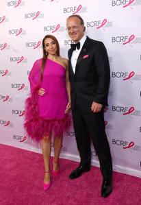 Wendy de La Faverie, Stephane de la Faverie at the Breast Cancer Research Foundation Hot Pink Party held at Glasshouse on May 13, 2025 in New York, New York.
