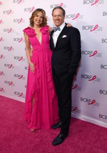 Hannah Storm, Dan Hicks at the Breast Cancer Research Foundation Hot Pink Party held at Glasshouse on May 13, 2025 in New York, New York.