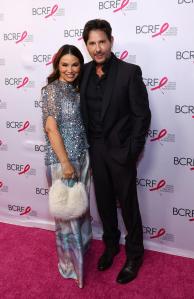 Gretta Monahan, Ricky Paull Goldin at the Breast Cancer Research Foundation Hot Pink Party held at Glasshouse on May 13, 2025 in New York, New York.