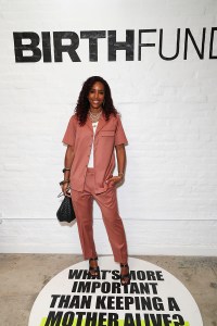 Kelly Rowland at Elaine Welteroth + birthFUND present “Mother’s Day Party With a Purpose” on May 10, 2025 in Los Angeles, California.