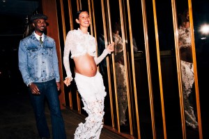 Devin B. Johnson, Dilone at the Boom at the Standard Met Gala after party held at the Boom Boom Room at the Standard Hotel on May 05, 2025 in New York, New York.