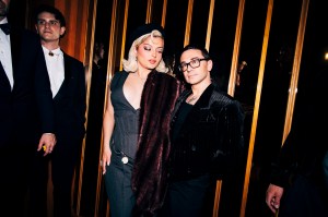 Bebe Rexha, Christian Siriano at the Boom at the Standard Met Gala after party held at the Boom Boom Room at the Standard Hotel on May 05, 2025 in New York, New York.