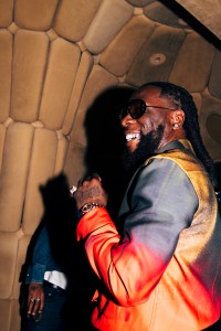 Burna Boy at the Boom at the Standard Met Gala after party held at the Boom Boom Room at the Standard Hotel on May 05, 2025 in New York, New York.