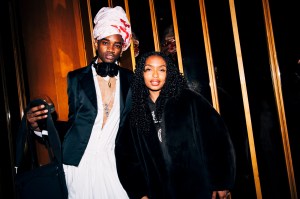 Jameel Mohammed, Yara Shahidi at the Boom at the Standard Met Gala after party held at the Boom Boom Room at the Standard Hotel on May 05, 2025 in New York, New York.