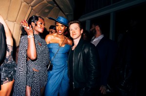 Jodie Turner-Smith, Holly Moore, Daniel Lee at the Boom at the Standard Met Gala after party held at the Boom Boom Room at the Standard Hotel on May 05, 2025 in New York, New York.