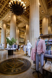 A look at the new Brooks Brother store at 195 Broadway in New York.