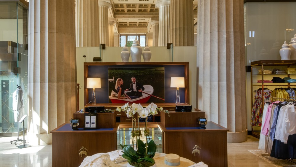 A look at the new Brooks Brothers store at 195 Broadway in New York.