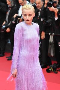 Julia Garner at the "Eddington" Premiere at The 78th Cannes Film Festival at Palais des Festivals on May 16, 2025 in Cannes, France.