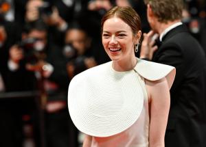 Emma Stone at the "Eddington" Premiere at The 78th Cannes Film Festival at Palais des Festivals on May 16, 2025 in Cannes, France.