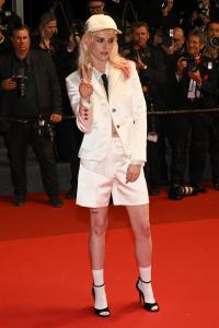 Kristen Stewart at the "Bono: Stories of Surrender" Premiere at The 78th Cannes Film Festival at Palais des Festivals on May 16, 2025 in Cannes, France.
